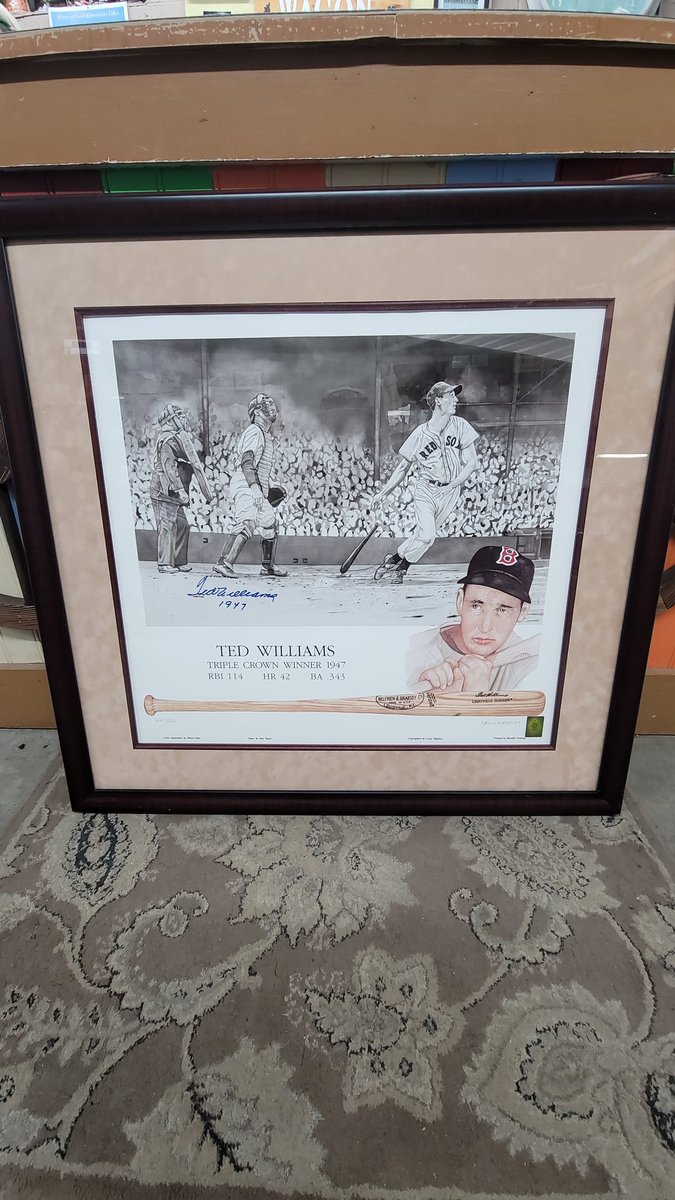 BryceCollects89's tweet image. Where's my Redsox fans at? My step grandma dad play in late 50s on. White Royals, Mets, and Braves. Even world series with Hank Aaron. This is an awesome piece. COA and note to my step grandad back!  #history #picker #veefriends @garyvee