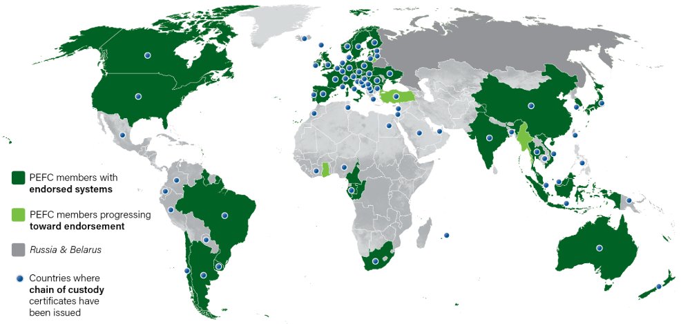 📷 Do you know you can check the area of PEFC-certified forests and the number of PEFC chain of custody certificates by country in this interactive map!
📷 pefc.org/discover-pefc/…
You can also see PEFC development over time to become the world's largest certification system!