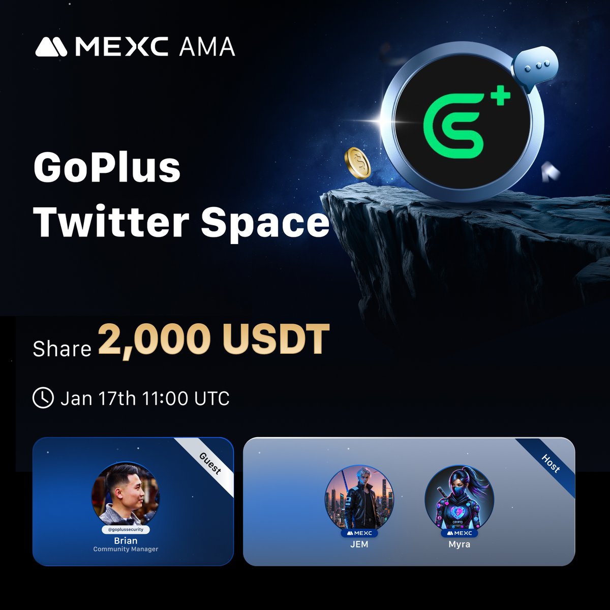 🔥 Join the #MEXC x <a href="/GoPlusSecurity/">GoPlus Security 🚦</a> X Space AMA:  x.com/i/spaces/1gqGv…

🎁 Win a share of the 2,000 USDT AMA prize pool: gleam.io/competitions/t…