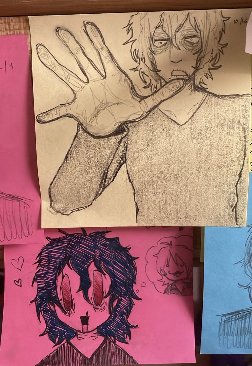 FL4N_GUY's tweet photo. sticky notes from over the months :3

#bnha #mha #MyHeroAcademia #tomurashigaraki #tomura #shigaraki #ShigarakiTomura #art #fanart https://t.co/5ydYQtRuic