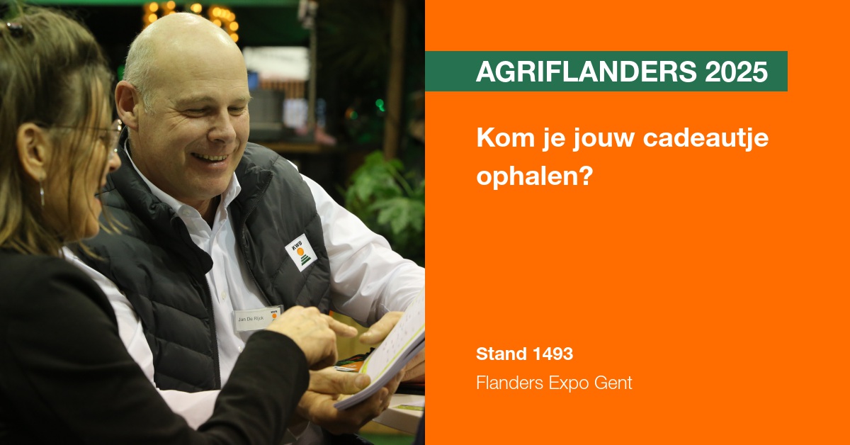 Kom langs bij KWS tijdens #Agriflanders en ontdek hoe wij je kunnen ondersteunen met waardevol advies en de beste oplossingen voor jouw teelt. Als extraatje geven we een cadeautje weg aan bezoekers van onze stand! Mis het niet – wij kijken ernaar uit je te ontmoeten!