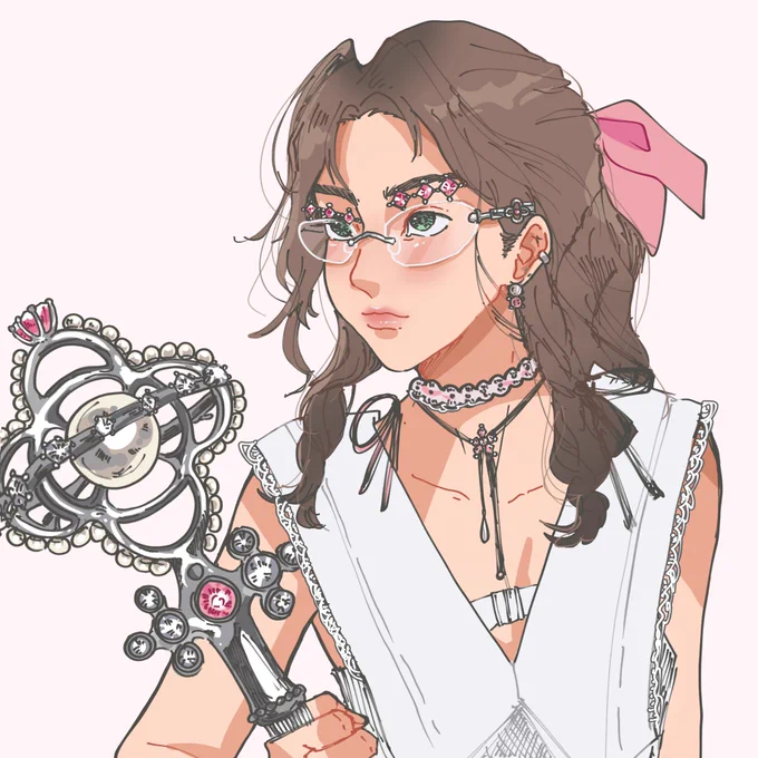 woah omg thank u for all the love !!  if you're new here, hi i'm char ^__^ im an embroidery + apparel designer who's obsessed with tifa and ff7 :) i only draw occasionally hehe here are some recent ff7-related works i love! 