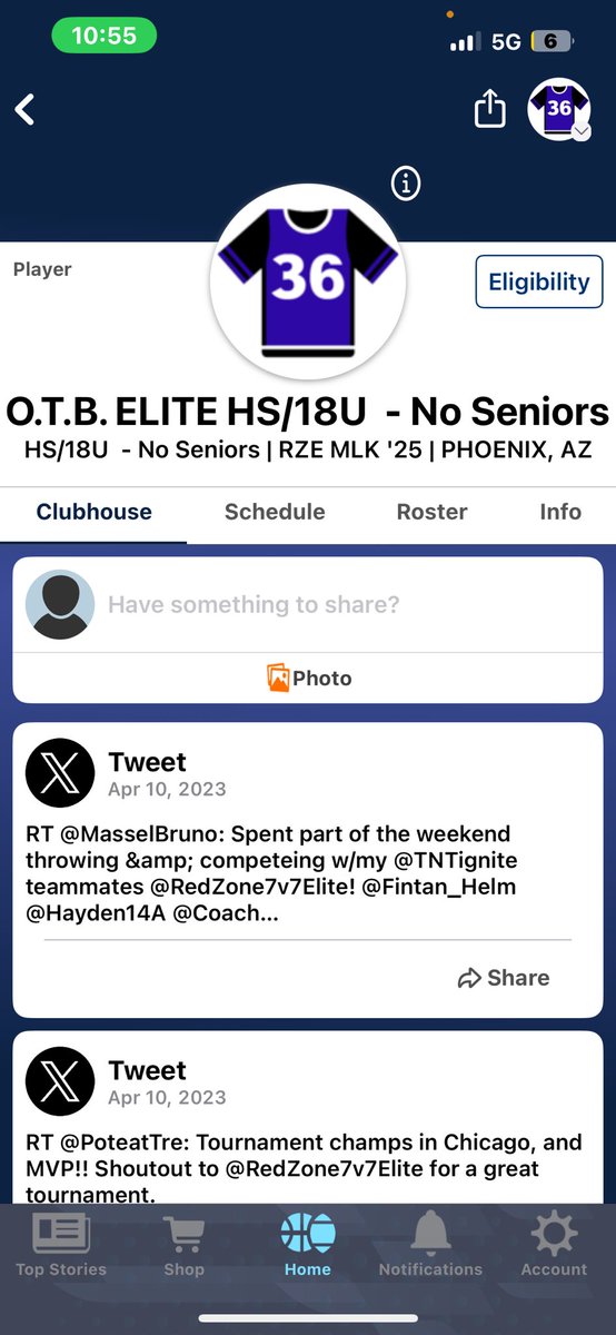I will be playing with otb this weekend at <a href="/RedZone7v7Elite/">RedZoneEliteFB</a>