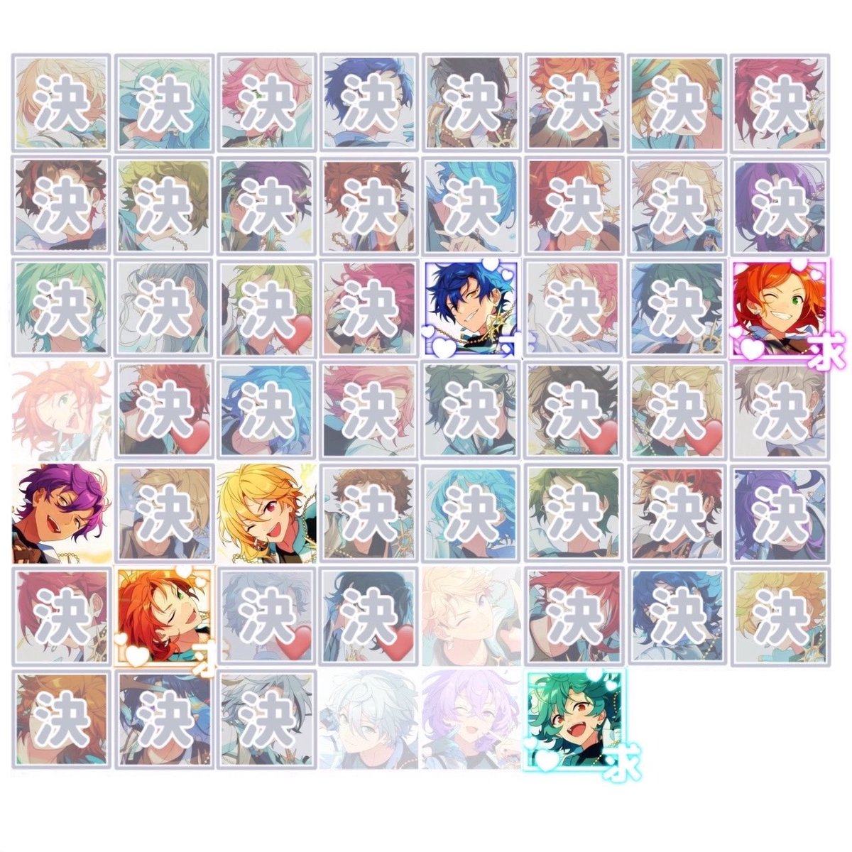 【交換】
あんスタ 9周年 ぱしゃっつ 10box予約予定

譲▶︎なずな/アドニス

求▶︎ひなた/ライカ&gt;ジュン/レオ&gt;&gt;&gt;ゆうた/嵐/カンナ/ユメ

お声がけ5枠~

検索からでもお気軽にお声掛け下さい！