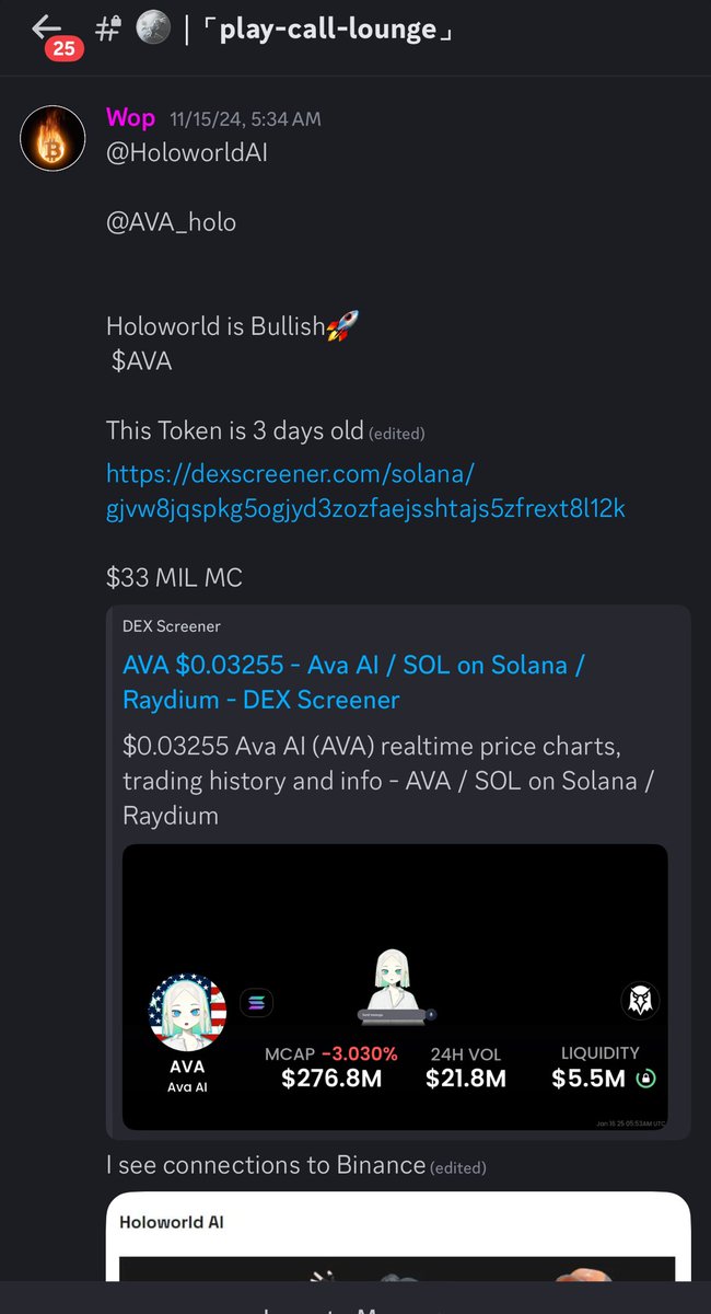 crypto_wop's tweet photo. $Ava is Printing!  Found this gem when it was 3 days old. Now it’s up 10x. Binance listing soon 👀 https://t.co/dZG0AKmgMY
