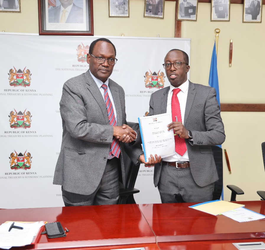 PfmrsKenya's tweet photo. PFMR programme coordinator Mr Joel Bett during the signing  ceremony of the cascaded performance contracts for FY 2024/2025 presided over by PS National Treasury @Kiptoock  yesterday https://t.co/AIXvXMvwXq