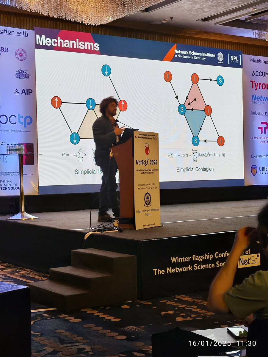 NetSciX 2025 (@netscix_2025) on Twitter photo Giovanni Petri on Graph Renormalization:
Focus session on Hypergraphs <a href="/NetSciX_2025/">NetSciX 2025</a>
<a href="/HirokiSayama/">Hiroki Sayama</a>
<a href="/sarikajalan9/">sarika jalan</a> Giovanni Petri on Graph Renormalization:
Focus session on Hypergraphs <a href="/NetSciX_2025/">NetSciX 2025</a>
<a href="/HirokiSayama/">Hiroki Sayama</a>
<a href="/sarikajalan9/">sarika jalan</a>