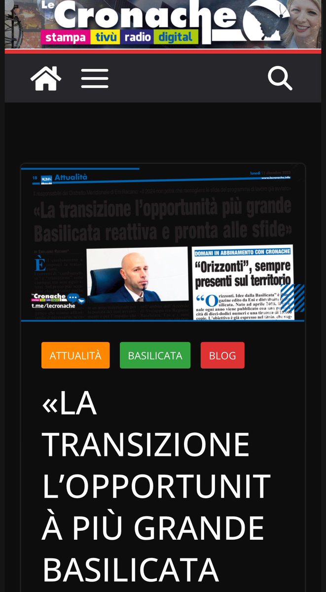 dukana2's tweet photo. #FollowTheMoney dei criminali #Eni e trovi 👇@cronachelucane !! Chi scrive sulla rivista propaganda dei criminali #Eni 👉#Orizzonti avvelenati da #Eni?? #Serino! Ma #Followiamoli 🤣🤣🤣🤣@fattoquotidiano @SMaurizi @Ste_Mazzu @XR_BSE https://t.co/Q0iFOftmoz