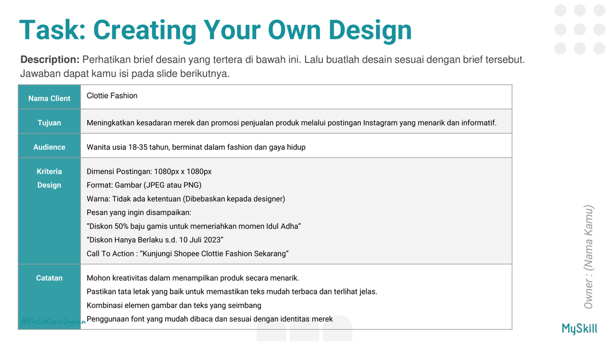 eb0nymeow's tweet photo. Hi!!^^ Aku kemarin ikutan Short Class Graphic Design (Using Canva) bareng Kak Angga Wibowo di
@myskill_id 
.
Yuk, #RintisKarirImpian dengan cara ikutan Short Class di MySkill #learnatmyskill https://t.co/1heq80u74s