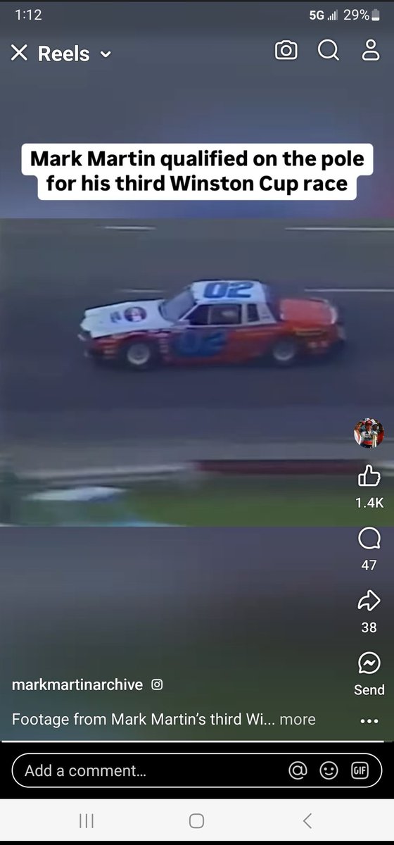 prebs_73's tweet photo. @markmartin you remember this race it looks like you had a fast car that day https://t.co/nsJmEyJN4C