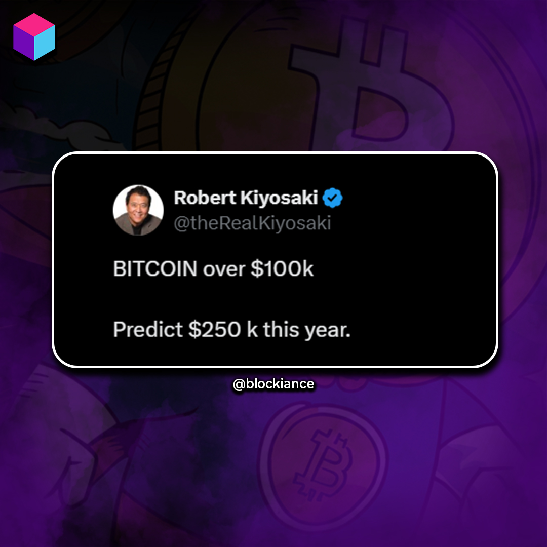 blockiance's tweet photo. Bitcoin has recently surpassed the $100,000 mark, reaching approximately $103,400 before experiencing a slight decline. 🪙🚀 @theRealKiyosaki
Follow @blockiance ✅
#Bitcoin #bitcoin100 #CryptoNews #cryptomarket #CryptoNews #robertkiyosaki https://t.co/asPkWVJt5l