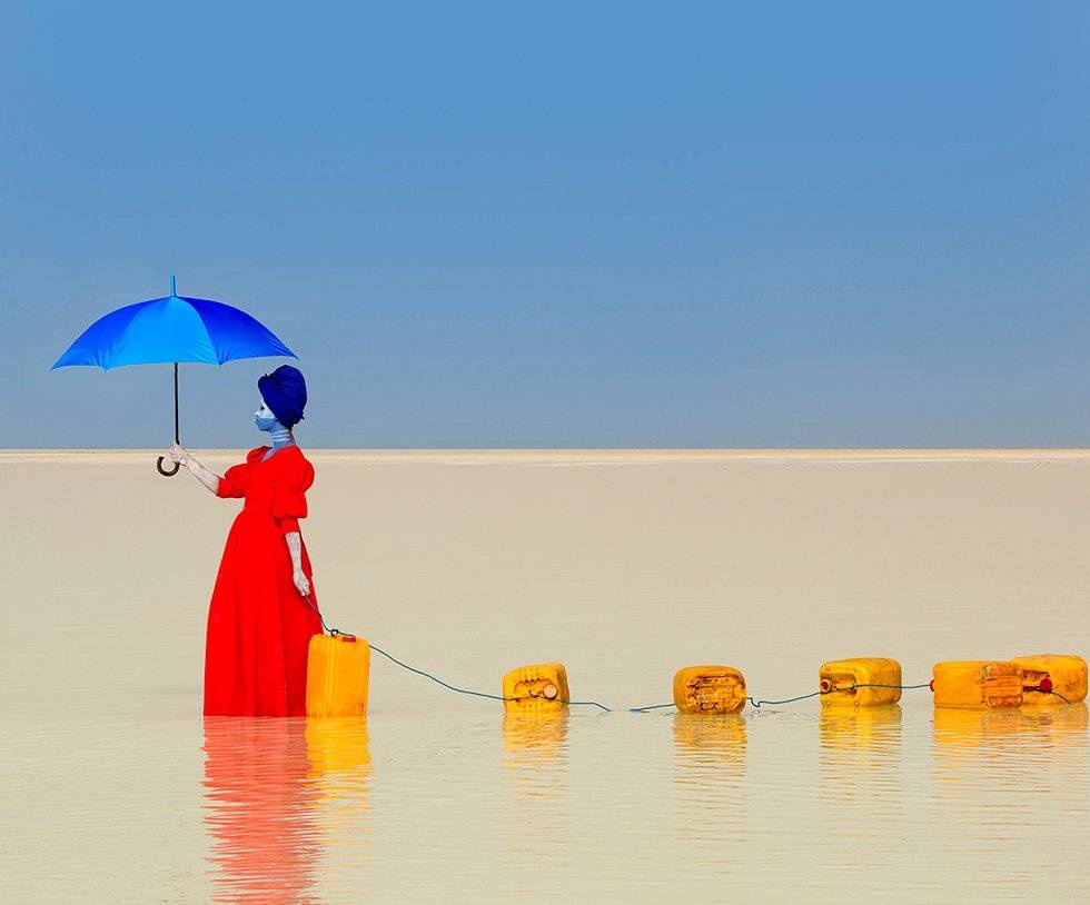 Ethiopian photographer and artist Aïda Muluneh was commissioned to create a body of work highlighting water scarcity, 2018 #WomensArt