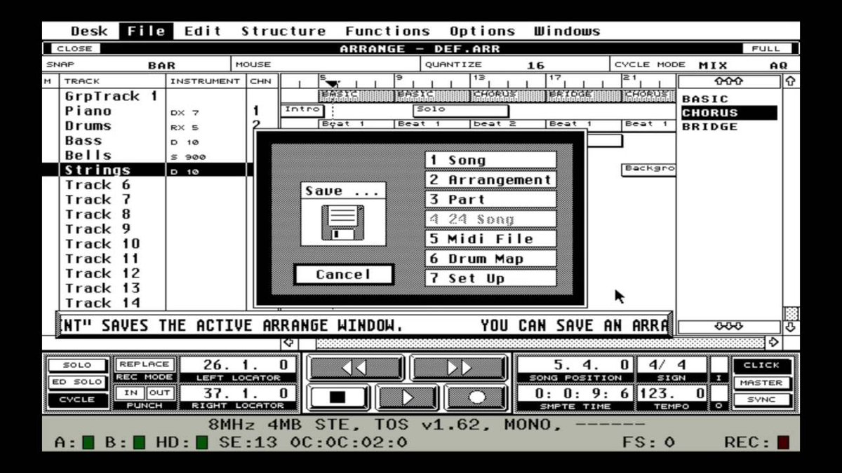 gandavonmusic's tweet photo. Fond memories of working on the #Atari #1040st computer, running #cubase. Very reliable. I don't think it ever crashed on me. The built-in midi ports made it simply perfect. (Photos from google) https://t.co/9NIRaoEWpN