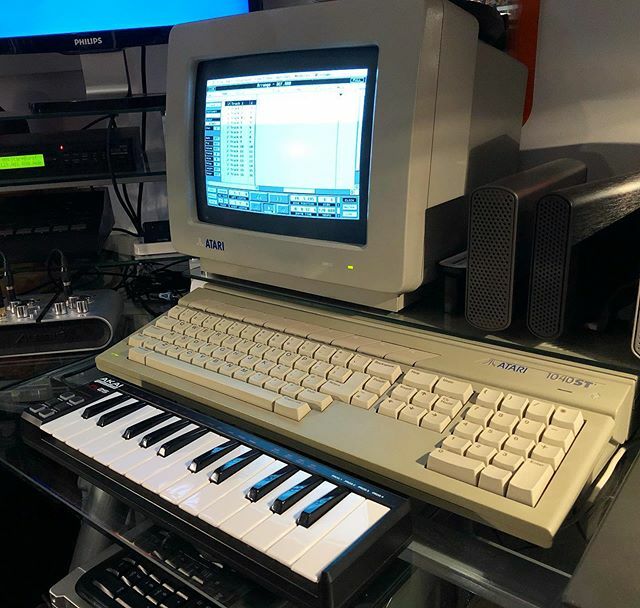gandavonmusic's tweet photo. Fond memories of working on the #Atari #1040st computer, running #cubase. Very reliable. I don't think it ever crashed on me. The built-in midi ports made it simply perfect. (Photos from google) https://t.co/9NIRaoEWpN