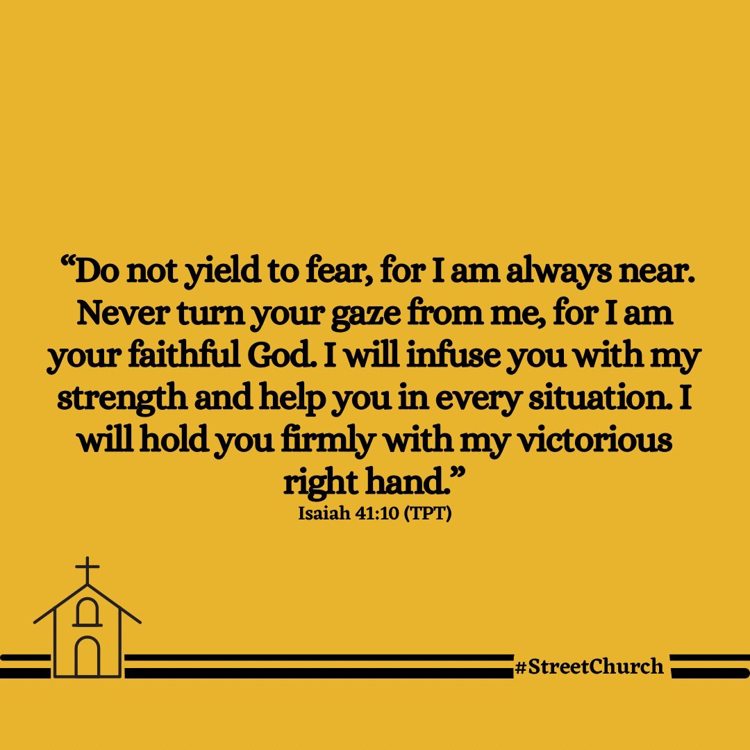 streetchurchh's tweet photo. You know the kind mind wey you get if one powerful man stand for you? Now imagine how much more when the king of kings tell you say he dey for you. 

You suppose just dey flex and relax bcos nothing fit do you. God got you 💪🏽 https://t.co/9BnsNjXTHo