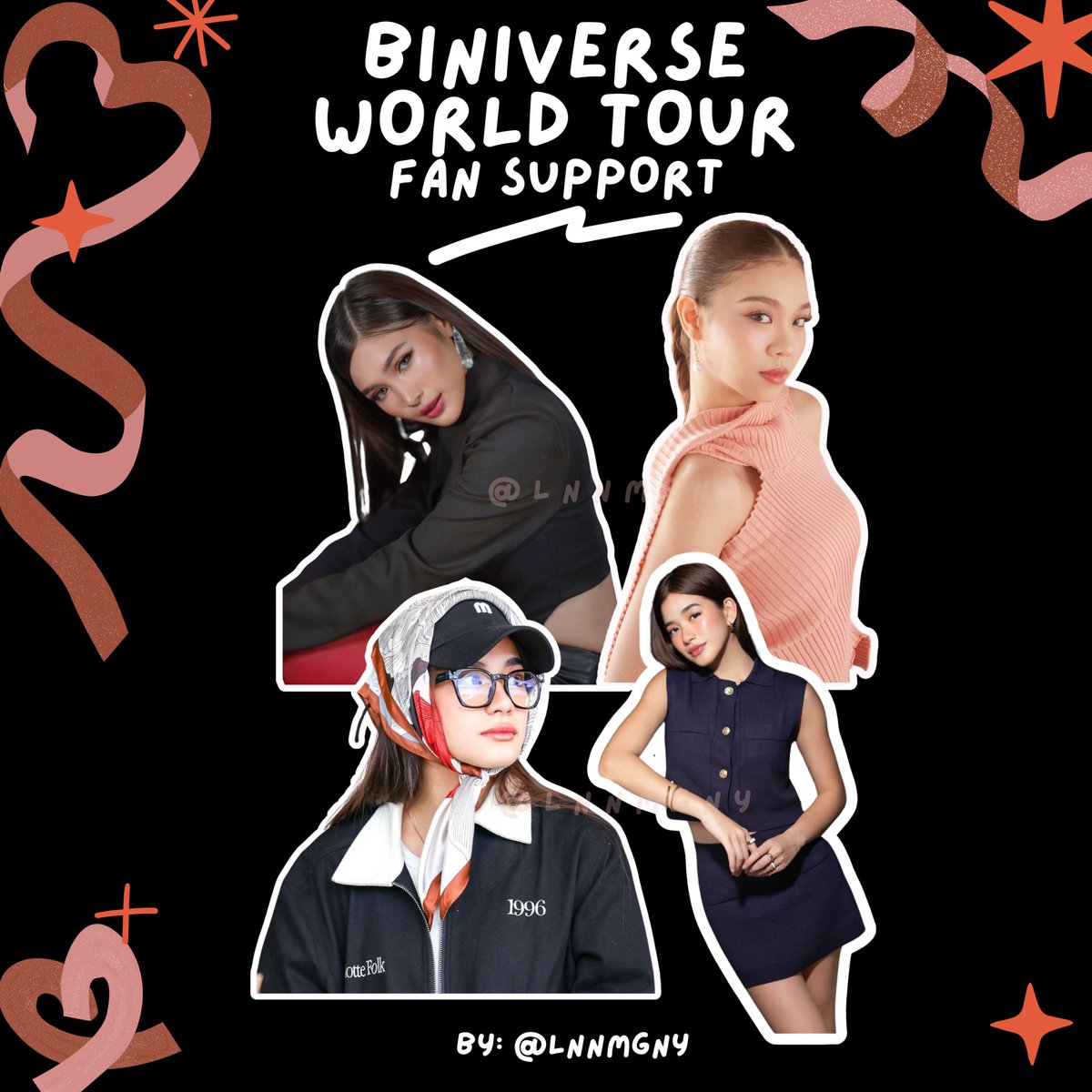 luckystarlei's tweet image. ♡ BINIVERSE WORLD TOUR 2025 fan support by @lnnmgny ♡

- mbf, like and rt

this fs is for team bahay blooms ☺️ to those who want a copy, i will send the softcopy thru gdrive link (you can print it if you want but pls, don’t sell it 😆) 

#BINIVerseWorldTour2025