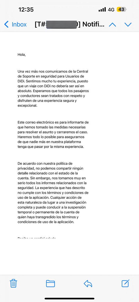 <a href="/bubufp/">ErnestoFP 🇲🇽</a> <a href="/DiDi_Mexico/">DiDi México</a> Ojo.

Te van a mandar un par de correos para rematar con un “ok, ajá, ya… sale pues, suerte” como este que comparto.

Te sugiero denunciar. En unos días recibirás llamadas de extorsión del ratero, luego serán amenazas (espero que no les suceda como a mí).