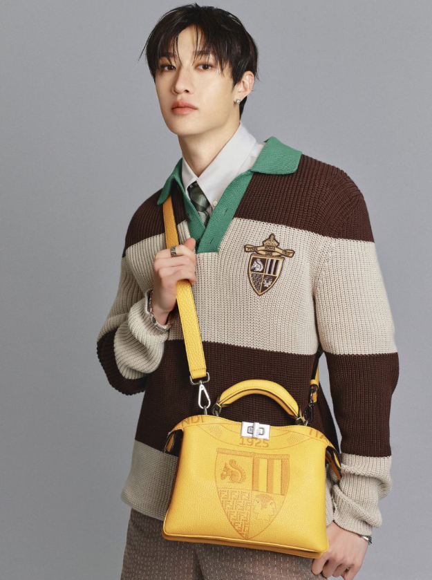 AboutMusicYT's tweet photo. Bang Chan of Stray Kids becomes the brand ambassador for Fendi. https://t.co/lp2Sw3lcCl