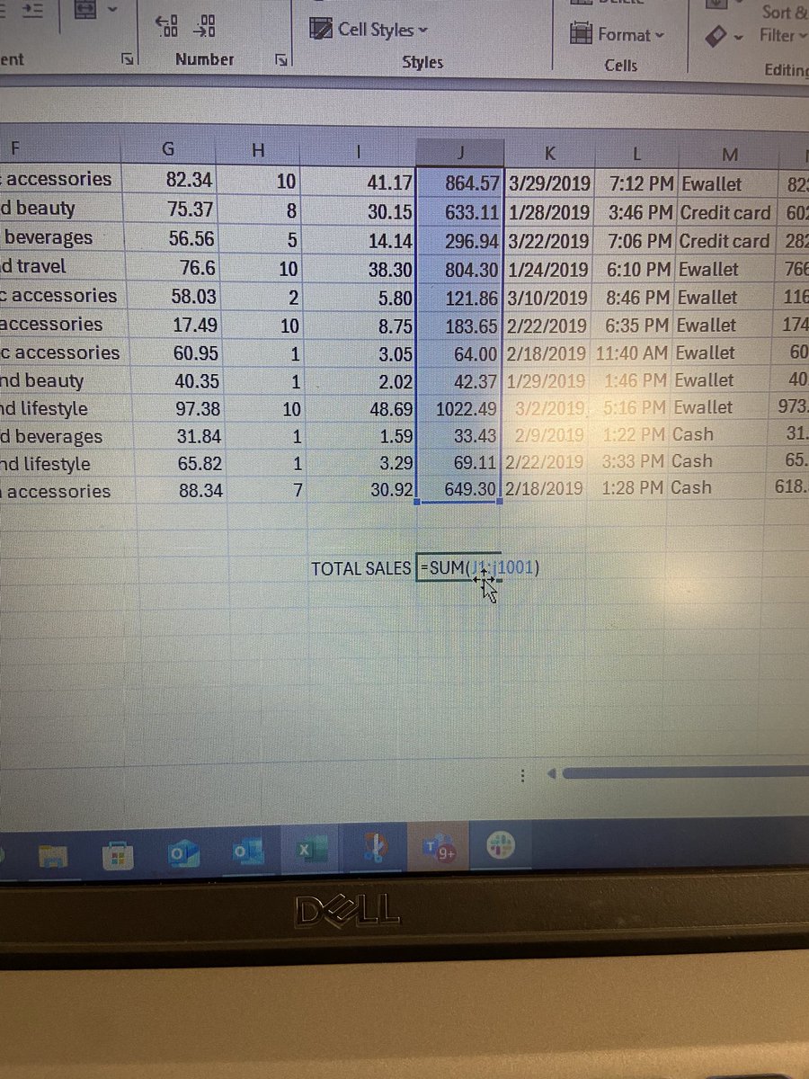 _AquilaSeun's tweet image. Day 3: Basic Formulas 

Completed today’s #HTTDataChallenge  with @hertechtrail 
Calculated Total Sales with =SUM()
Found Average Order Value using =AVERAGE()
#ExcelFormulas #hertechtrailacademy #DataAnalysis