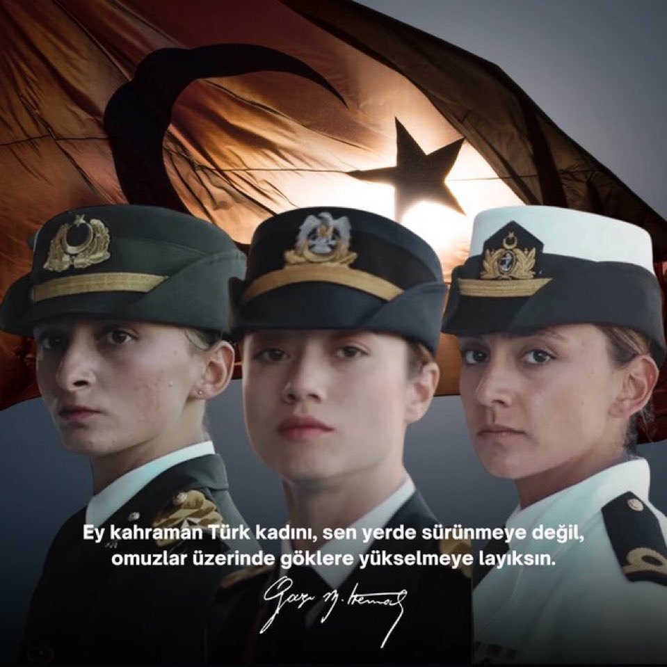 Dünyada ilk kez karada, denizde ve havada kadınlar birinci oldu.
Hem de Türkiye’de!
Gavur bunu sindiremedi.