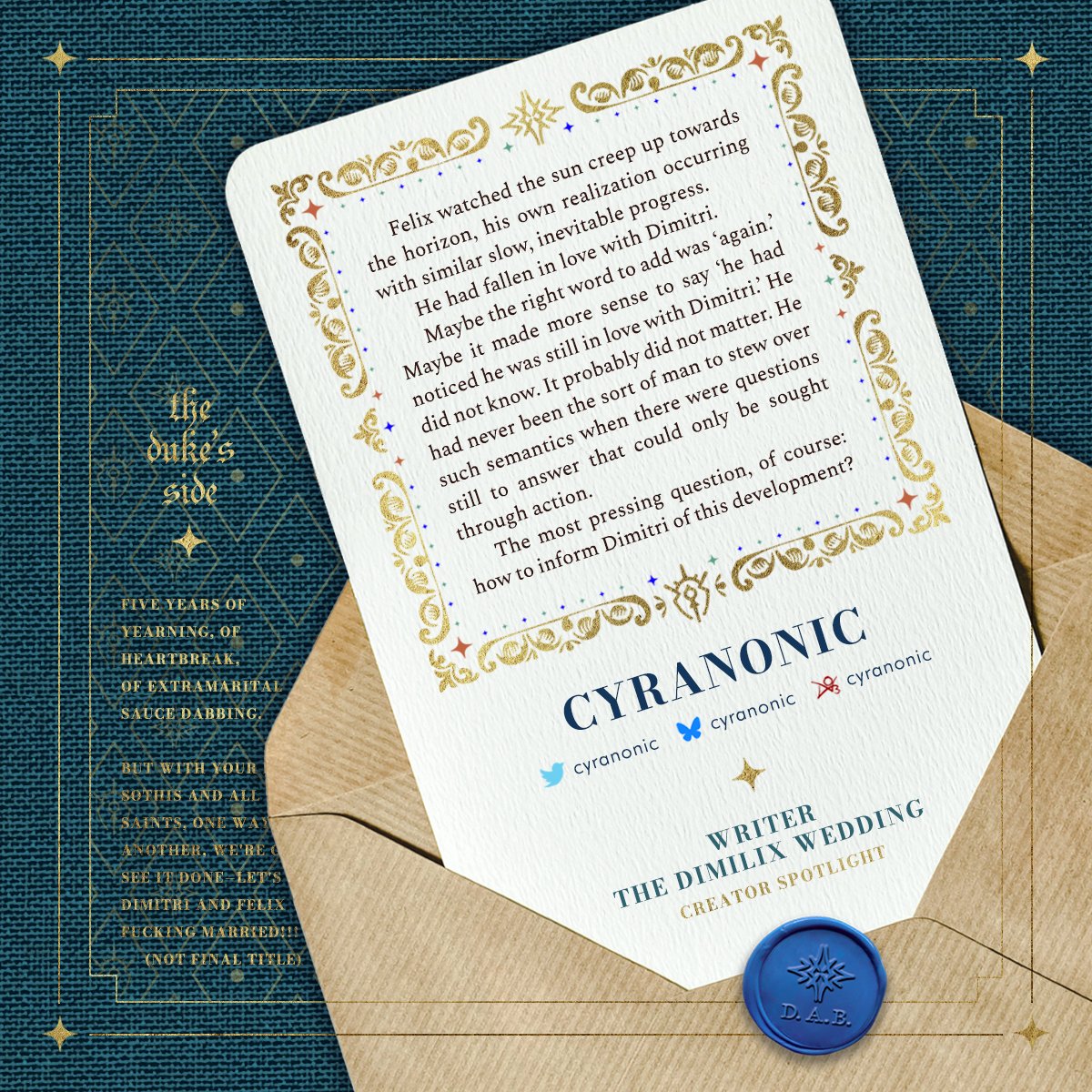The Dimilix Wedding Book tweet media