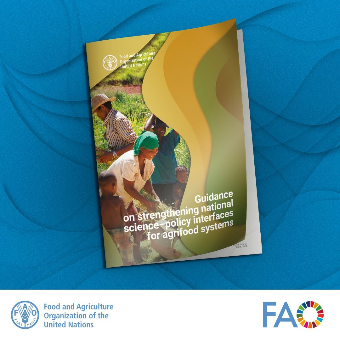 New <a href="/FAO/">Food and Agriculture Organization</a> guidance on strengthening science–policy interfaces for agrifood systems at the national level helps to ensure that effective policy decisions are made based upon relevant &amp; credible evidence. 📚

👉 buff.ly/4h7aIQi

#AgInnovation