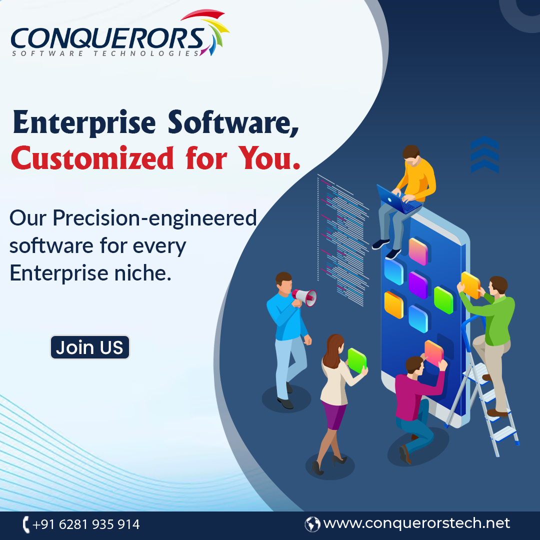 ConquerorsTech's tweet photo. Looking for software that fits your business needs?
At Conquerors Software Technologies, we create custom solutions for every type of business.
#EnterpriseSoftware #CustomSolutions #TechForBusiness #CustomSoftwareDevelopment #conquerorssoftwaretechnologies #beyondconquerors https://t.co/iwrW5jHjfI