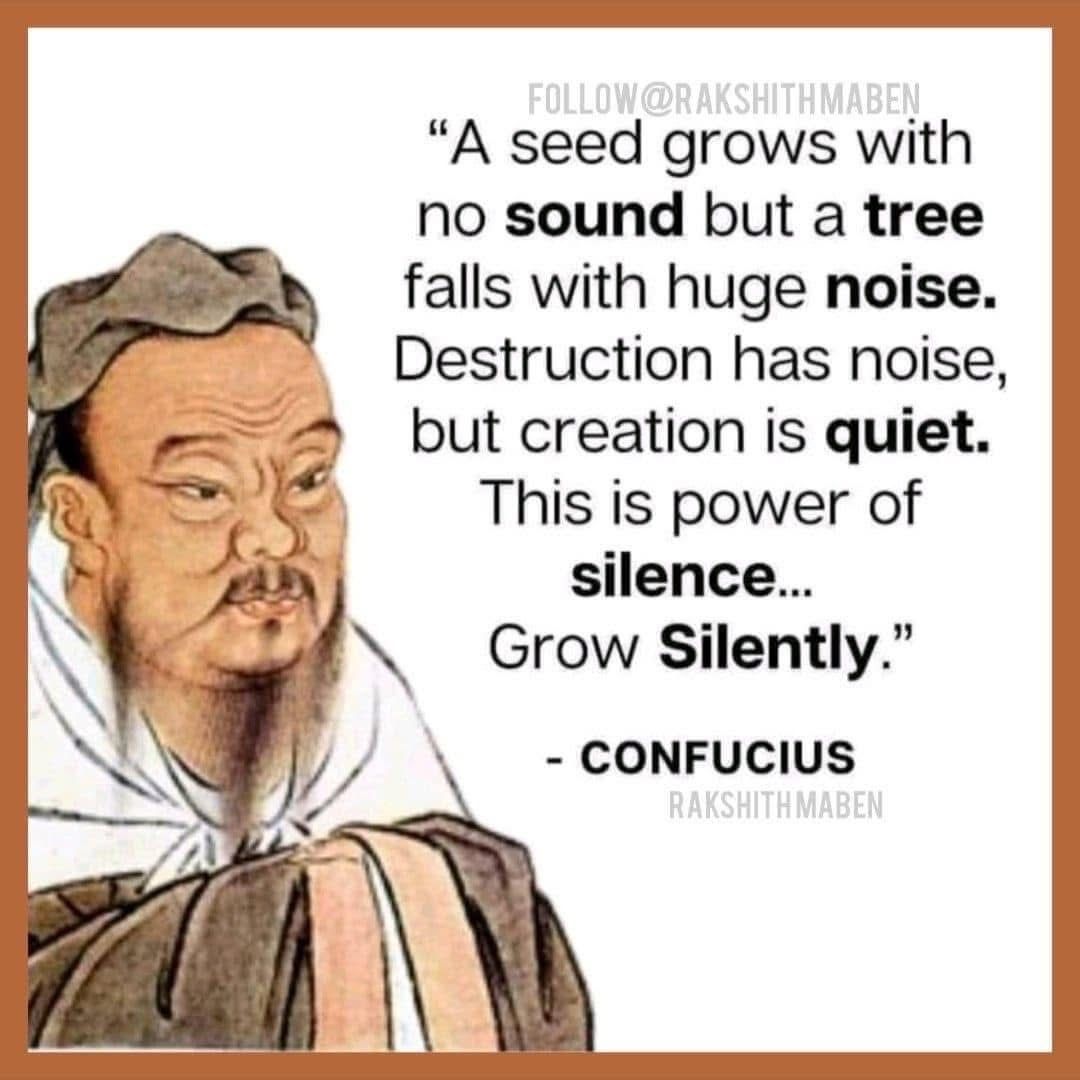 Grow silently
