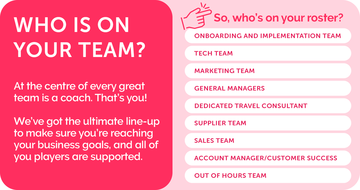 Meet your ultimate support squad! 🌟

At the centre of every great team is a coach (that's you!) and we've assembled an all-star lineup to help you reach your business goals.

Check out the roster 👉 okt.to/v6Atfa

#team