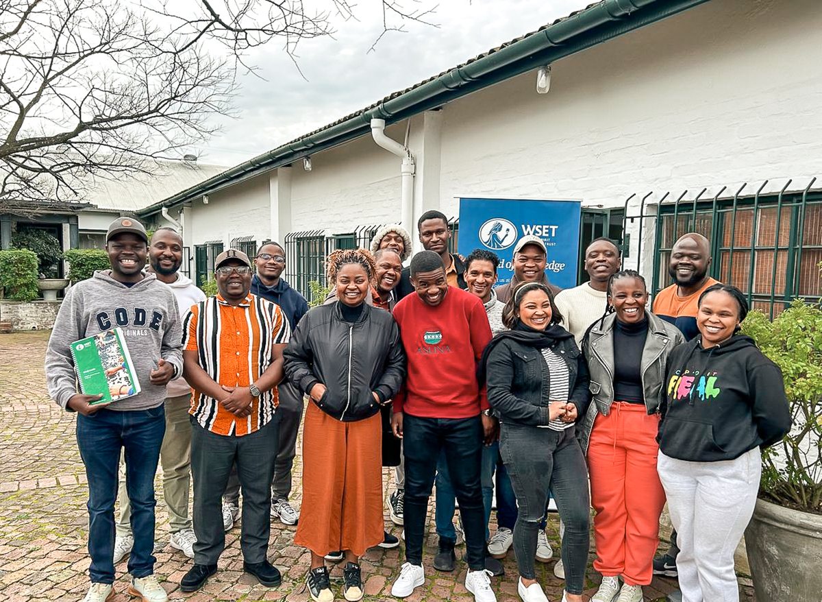 WineLandSA's tweet photo. Congratulations to the Gérard Basset Foundation 2024 Bursary students on their outstanding WSET Level 3 Award in Wines results.
✨ 8 passes, 6 Merits, and Tonderai Teddius Makonye earning a Distinction. #WineLandMedia #WineLandMagazine #SAWine #SouthAfricaWine @WSETglobal https://t.co/BNowgPZ6hw