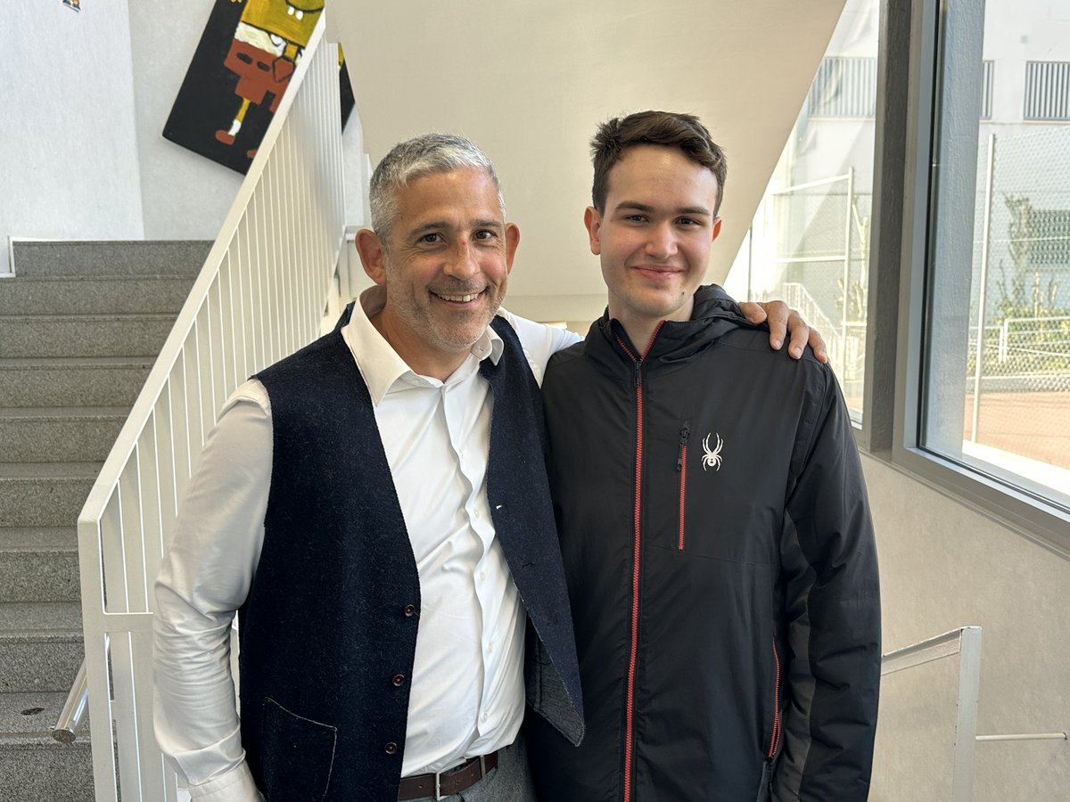 We were thrilled to welcome back Innokentiy Kaurov ‘23 now in his second year <a href="/Columbia/">Columbia University</a> in NYC, studying Computer Science and Applied Mathematics.

“It’s intensive studies, but I love it,” Ken shared about his experience.

Keep shining, Ken! We’re so proud of you. <a href="/ASBschool/">American School of Barcelona</a> 😻