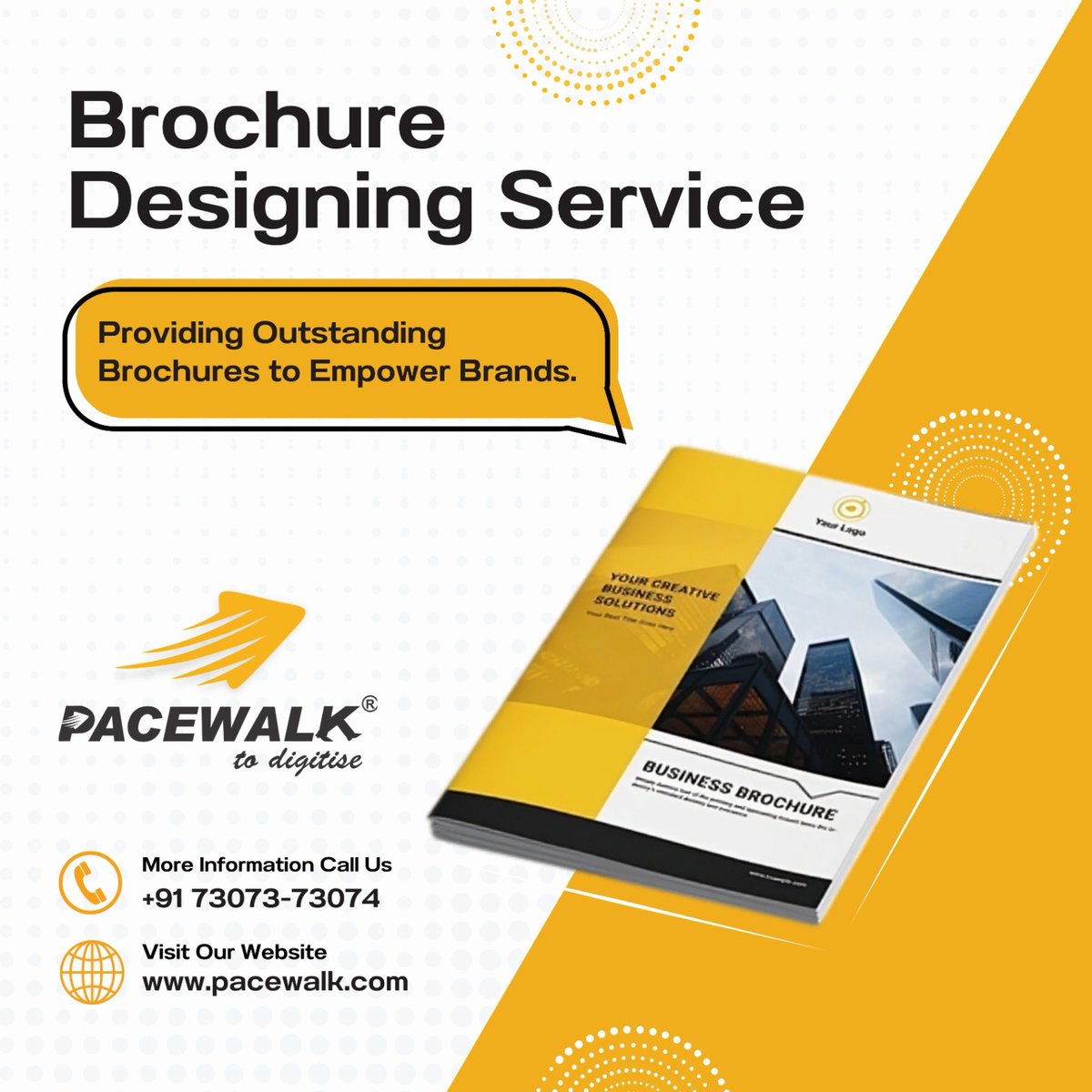 ePacewalk's tweet photo. Take your brand to the next level with professionally designed brochures! 🌟

📞 Contact us: +91 73073-73074
🌐 Visit: https://t.co/0485bFdQqw

#BrochureDesign #MarketingMaterials #BrandEmpowerment #GraphicDesign #Socialmediamarketing #Marketingagency #Pacewalk https://t.co/A1cGckF4zg