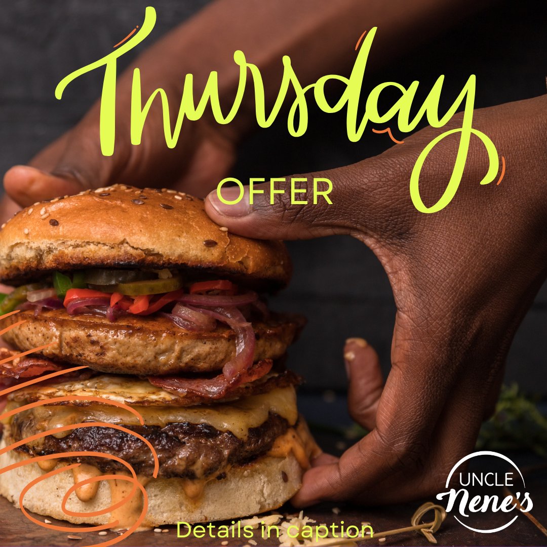 unclenenes's tweet image. Ya leo 😊
Get 1 Beast burger, 1 Chicken &amp;amp; Cheese burger, and 2 sodas for 2,000/-
📞0736 713 761

**Offer valid while stocks last**

#thursday #bestburger #nairobisbestburgers