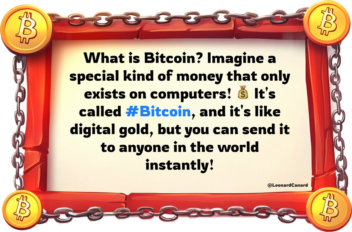 LeonardCanard's tweet image. Ever wondered how #Bitcoin works? Let&apos;s learn together! 🧵👇
#BitcoinForEveryone #Crypto #Blockchain #Bitcoin