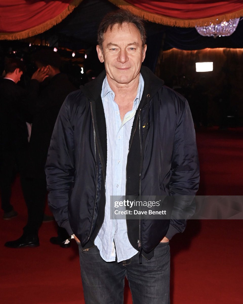 🆕 | Jason Isaacs photographed at the premiere of Cirque du Soleil's "Corteo" in London. (January 15th)