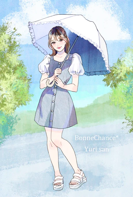 推しのyuriさん(@BonneChanceYuri )を描かせていただきました🫶

作品だけではなくご本人も可愛らしく優しくて天使の化身なのでは?と日々思っています👼💕

1枚目 個展にご来場くださった時のyuriさん
2枚目 大阪のミニチュアアート展の思い出を4コマ漫画にしました🐙 