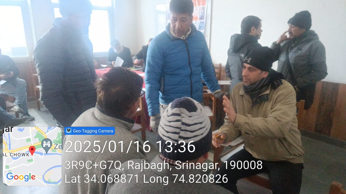 ED-IInd, Rajbagh, Srinagar (KPDCL) (@ediindrajbagh) on Twitter photo PM Surya Ghar: Muft Bijli Yojana Public Awareness Camp held today (16.1.2025) at Institute of Hotel Management at Rajbagh
@kpdclofficial <a href="/cekpdcl/">CHIEF ENGINEER, DISTRIBUTION, KPDCL(PDD)</a> <a href="/srinagaradmin/">Srinagar district administration</a> <a href="/diprjk/">Information & PR, J&K</a> <a href="/hazuri_bagh/">Electric Sub Division Hazuri Bagh KPDCL</a> <a href="/secircleII/">O&M Circle-II, KPDCL, Srinagar</a> PM Surya Ghar: Muft Bijli Yojana Public Awareness Camp held today (16.1.2025) at Institute of Hotel Management at Rajbagh
@kpdclofficial <a href="/cekpdcl/">CHIEF ENGINEER, DISTRIBUTION, KPDCL(PDD)</a> <a href="/srinagaradmin/">Srinagar district administration</a> <a href="/diprjk/">Information & PR, J&K</a> <a href="/hazuri_bagh/">Electric Sub Division Hazuri Bagh KPDCL</a> <a href="/secircleII/">O&M Circle-II, KPDCL, Srinagar</a>