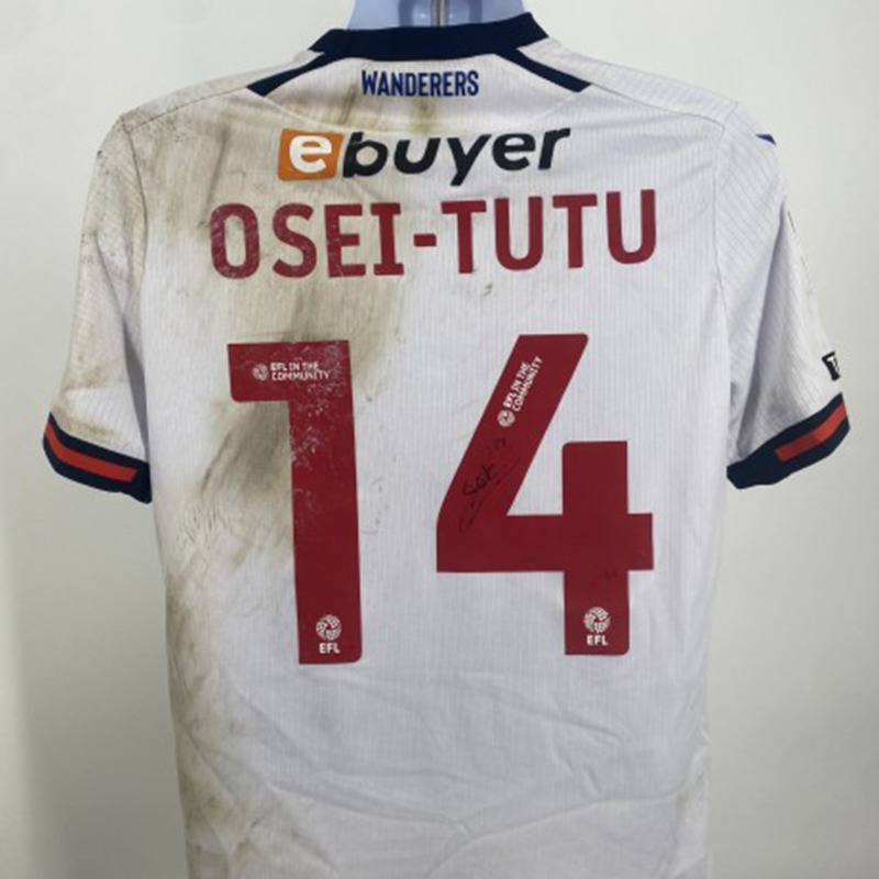 OfficialBWFC's tweet photo. ⭐️ @CharityStars have some more matchworn shirts available for bidding from Wanderers' win against Mansfield Town.

Click below to browse and bid 👇

#bwfc