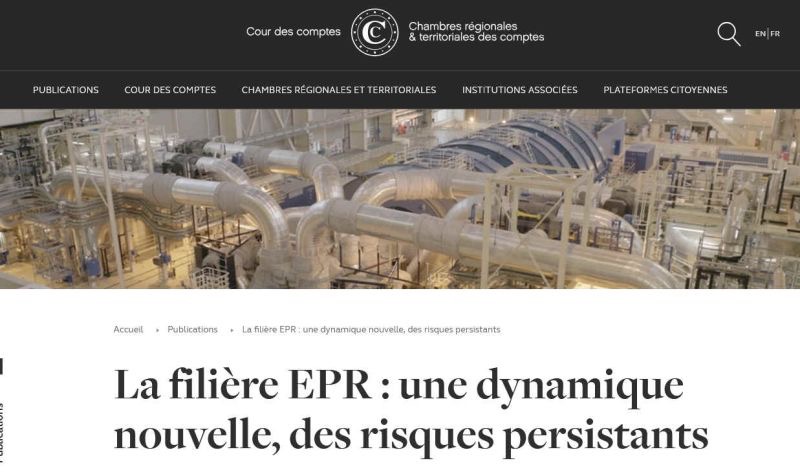 🇫🇷 French Court of Auditors recommends Suspending all Future Nuclear Power Investments

Yesterday, the 🇫🇷 French Court of Auditors presented a report on state activities in the nuclear energy sector, summarising projects from China to Finland and France itself.

The summary:

-
