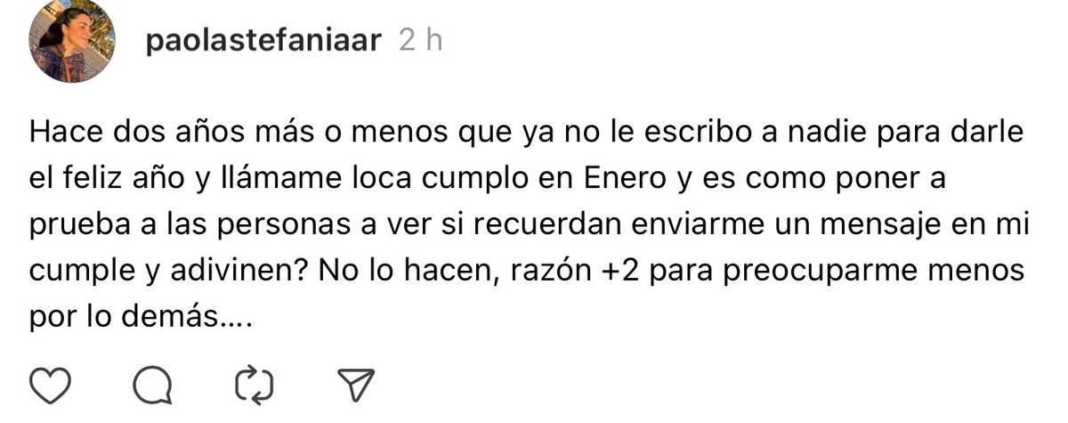 steffaninicolle's tweet photo. Hoy leí esto, y es TAN REAL, este año me pasó lo mismo, di la Feliz Navidad a “amistades” que tengo a distancia y me cohibí de dar el Feliz Año y ya saben que paso… razón para preocuparse 0 por los demás 🫶🏼 https://t.co/s6dDjvOHcx