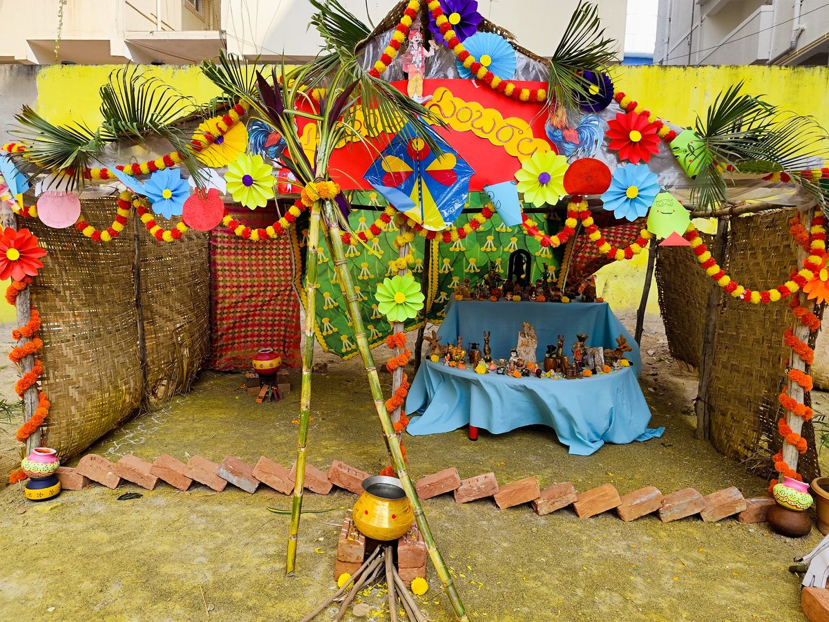SpringboardInt's tweet photo. Pongal Celebrations at SPRING BOARD INTERNATIONAL SCHOOL, PRAGATHI NAGAR.

#springboardacademyschool #springboard #preschool #activities #sankranthi #pongal #celebrations #pragathinagar https://t.co/Xm8CDqbZ3I