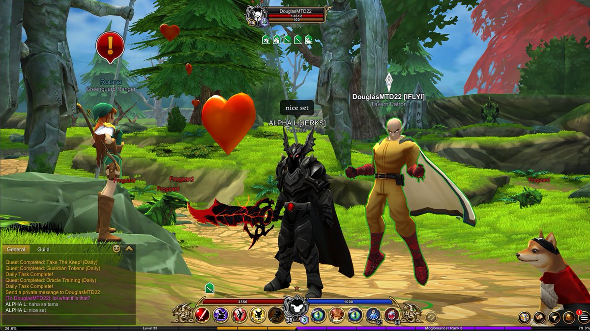 ituabae's tweet photo. Met Saitama in AQ3D 😆 https://t.co/FdGn4ZQxCj