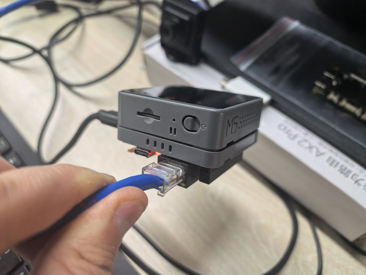 HanxiaoM's tweet image. Oh, I see a sample for #M5StackLLM  Module Extension Layer