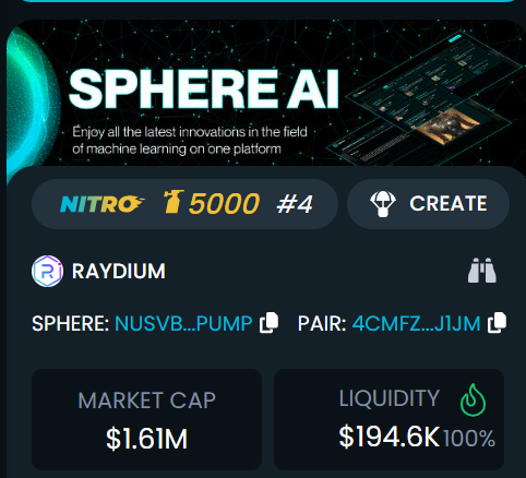 SPHERE AI tweet media