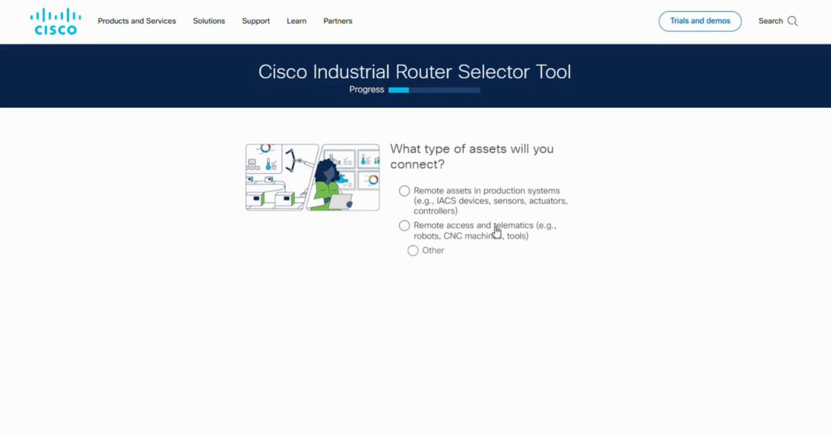 isupporttech22's tweet photo. Find your ideal router. Get product recommendations with Cisco's industrial router selection tool. 
Get started: https://t.co/uxNEcreCDu 
#IndustrialRouter #Router #IIoT #IndustrialIoT https://t.co/UyFvhWhBkg