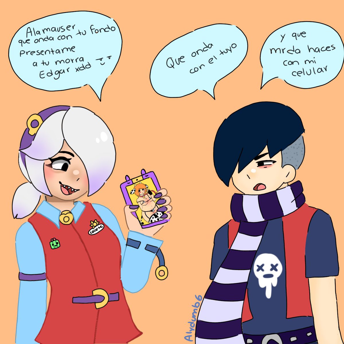_Alybee9's tweet photo. Esos fondos chavos? ๐ง
#beabrawlstars #edgarbrawlstars #beaxedgar #bs #fanartbs #collete #beabs #spikebs #spikebrawl https://t.co/6GjLgwhI99