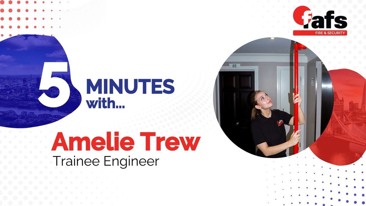 Meet Amelie Trew, our inspiring Trainee Engineer! In our "5 minutes with..." series, Amelie shares her journey, passion for fire safety &amp; unique way of unwinding. Read her story here: 
bit.ly/42fsInf #FireSafety #WomenInEngineering #TeamSpotlight