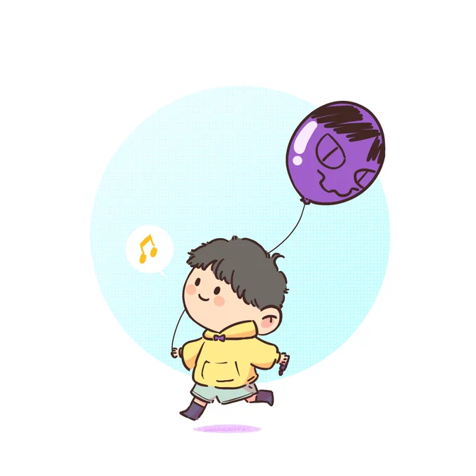 balloon day!#applesdraw #jiangcheng #jinling #a-lingandjiujiu 