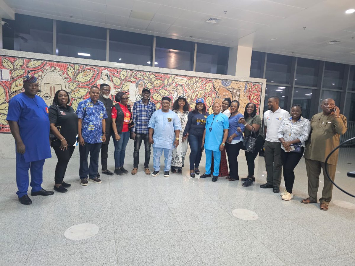 d9110GRR's tweet photo. Rotary Foundation Trustee Chair, Mark Maloney and Spouse Arrive Nigeria 

Rotary Foundation Trustee Chairman and Past Rotary International President, Mark Maloney, along with his spouse, Gay, have touched down in Nigeria yesterday Wednesday, January 2025 at Nnamdi Azikiwe... https://t.co/D4OtmppcCI