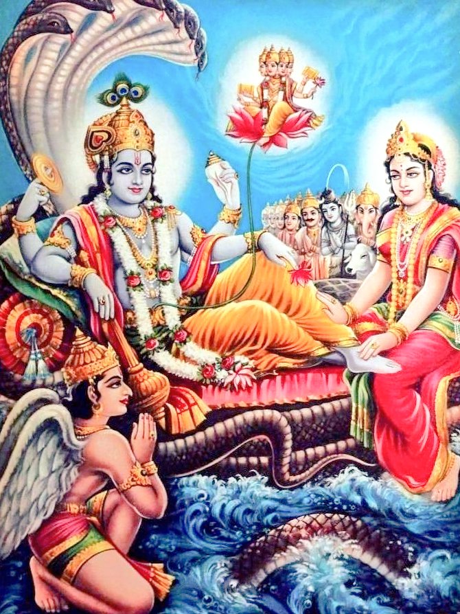 Indic_Vibhu's tweet photo. ।।ॐ श्री लक्ष्मी-नारायणाय नमस्तुभ्यं।। https://t.co/XNQV2qxSTv